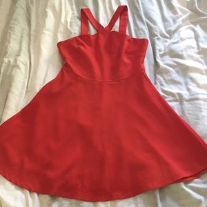 Red forever 21 skater dress